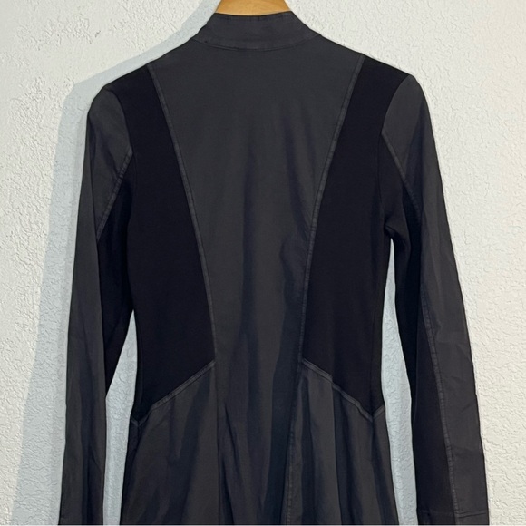 XCVI Winifred jacket dress full zip mixed media above the knee Lagenlook Artsy - Picture 5 of 8